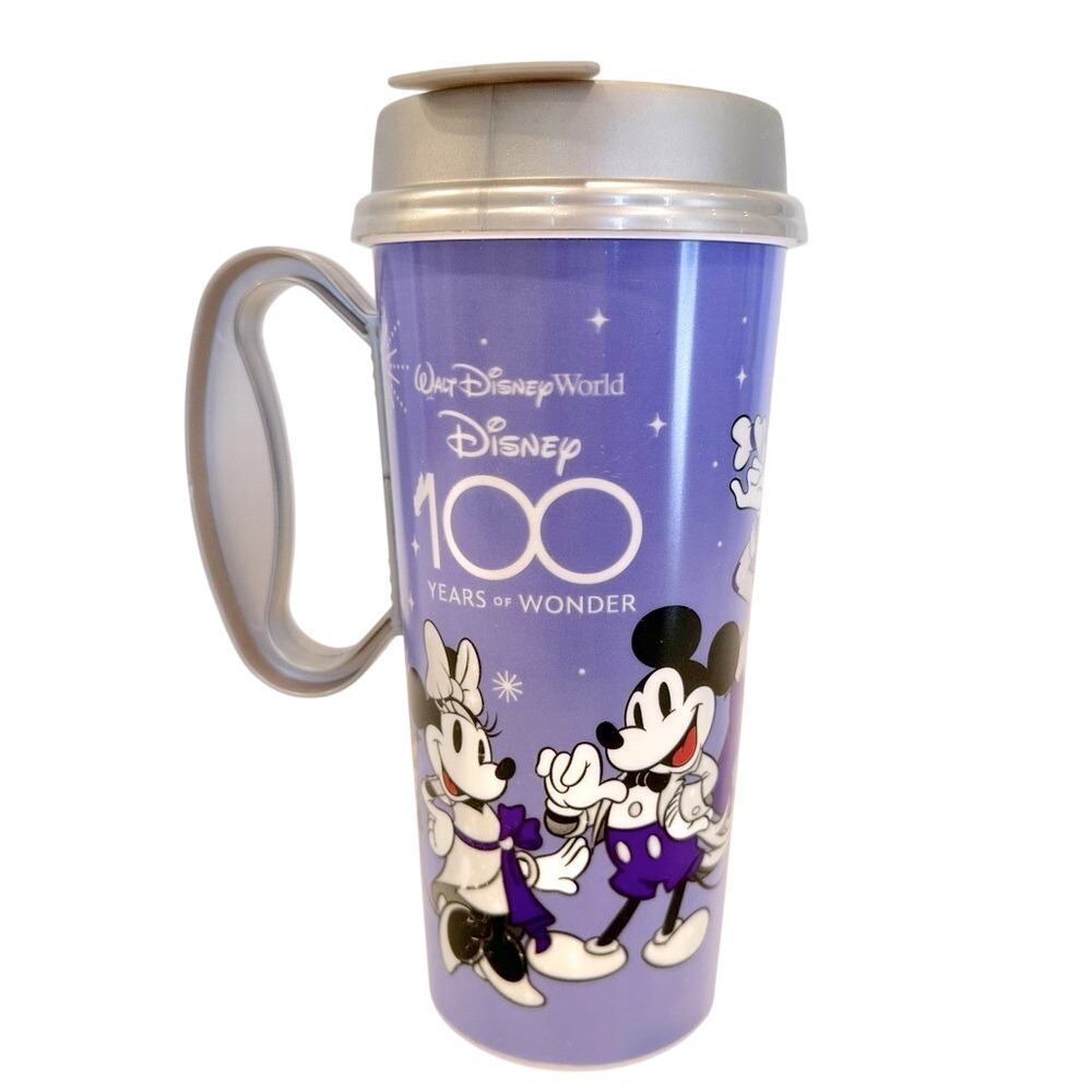 Walt Disney World 100‎ Years Of Wonder Resort Refillable Plastic Tumbler Mug Cup
